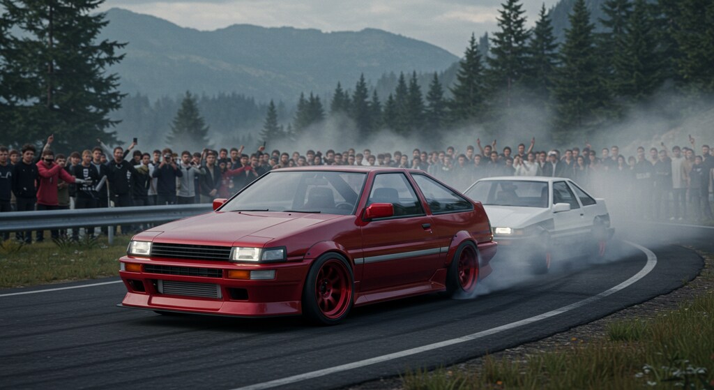 AE86追走バトル