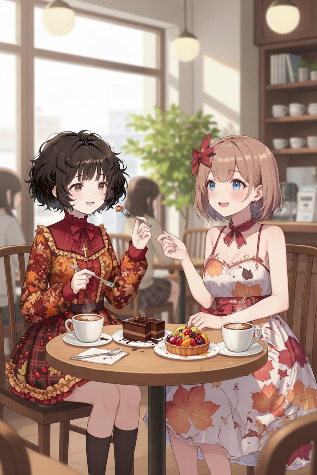 アフワちゃんとカフェ