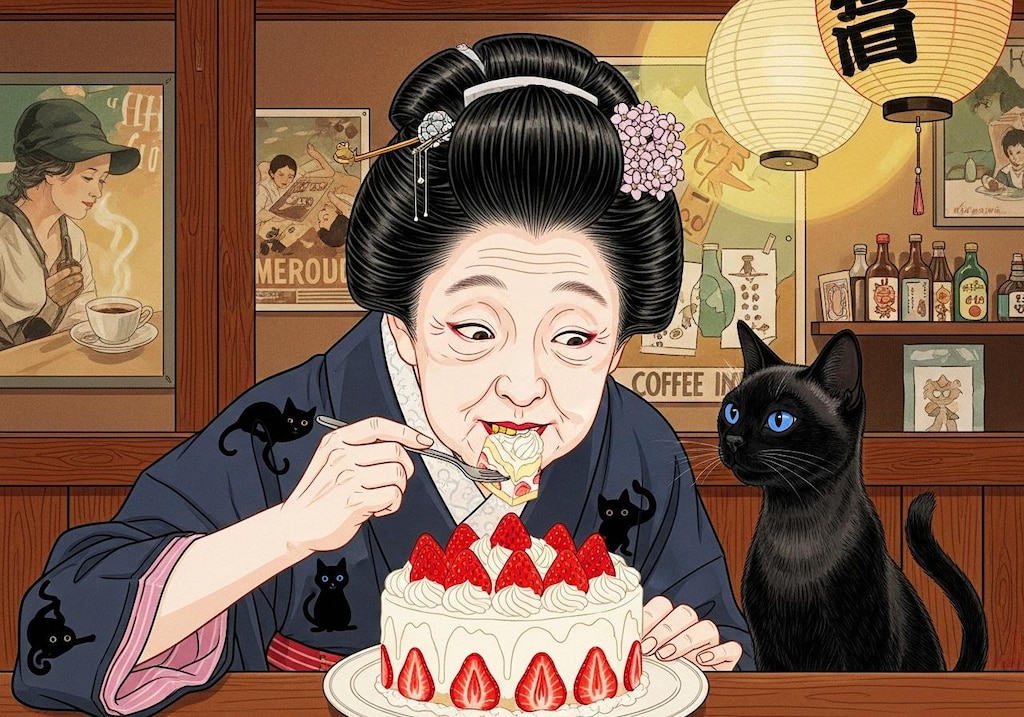 おばあちゃんたちの昼下がり