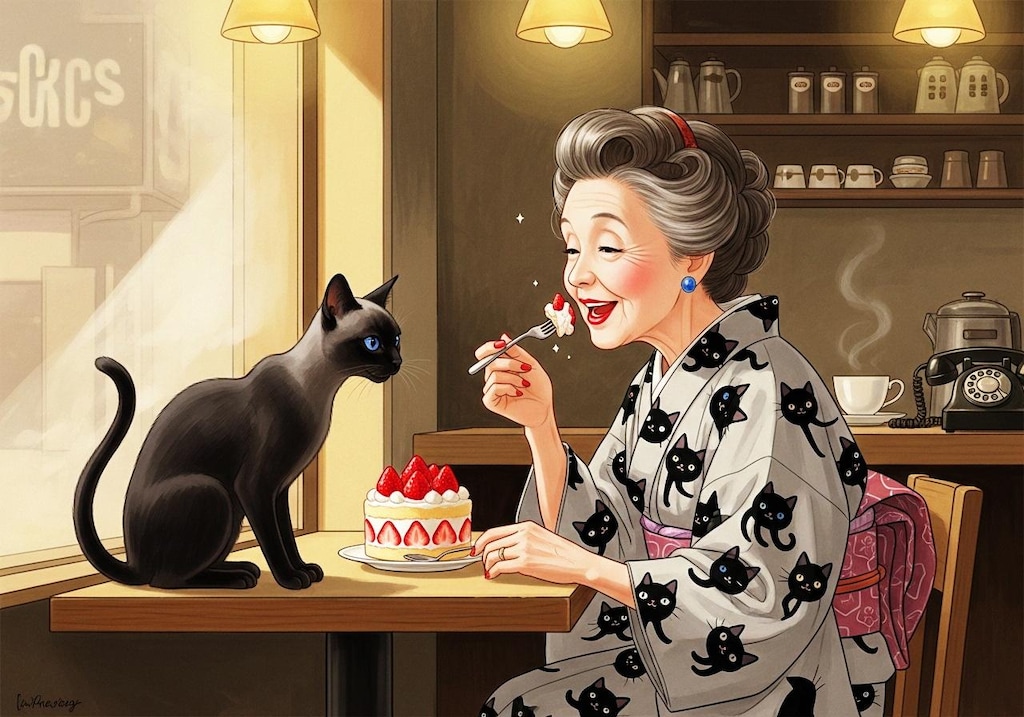 おばあちゃんたちの昼下がり