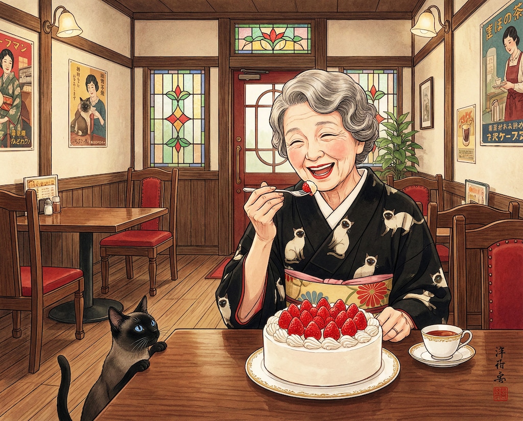 おばあちゃんたちの昼下がり