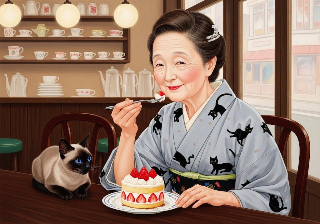 おばあちゃんたちの昼下がり