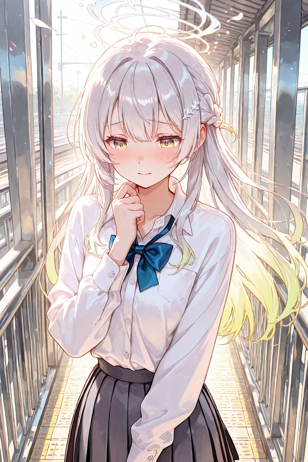 桜の花びらが舞う