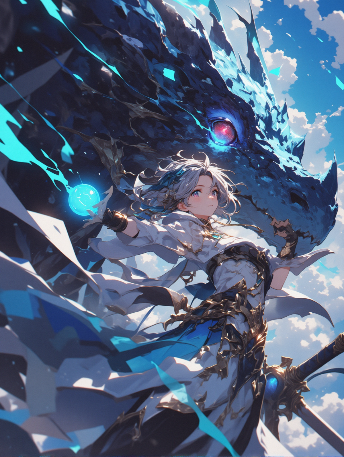 魔剣士と竜_20 | の人気AIイラスト・グラビア