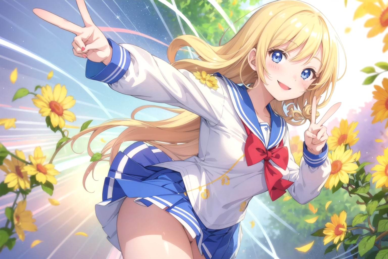 爽やかな季節に、ぶぃっ✌