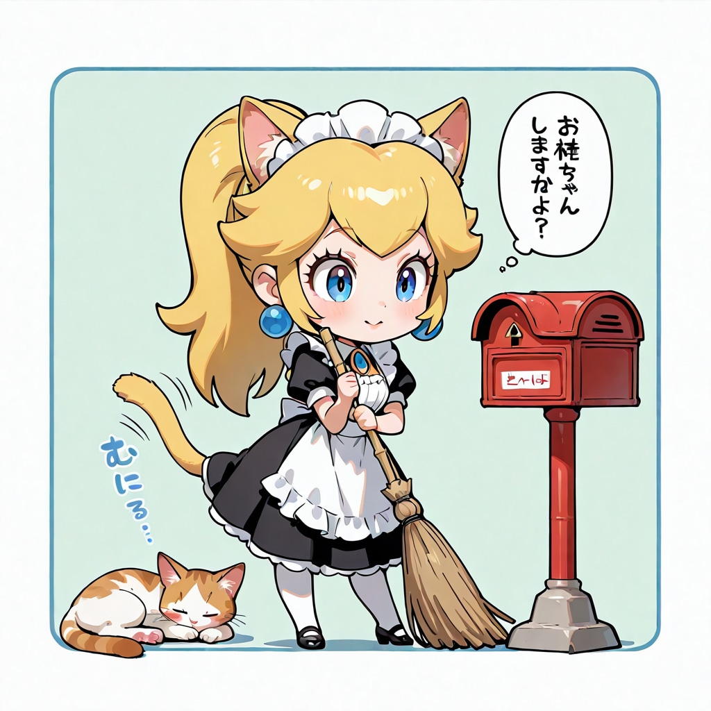 お掃除メイドさん