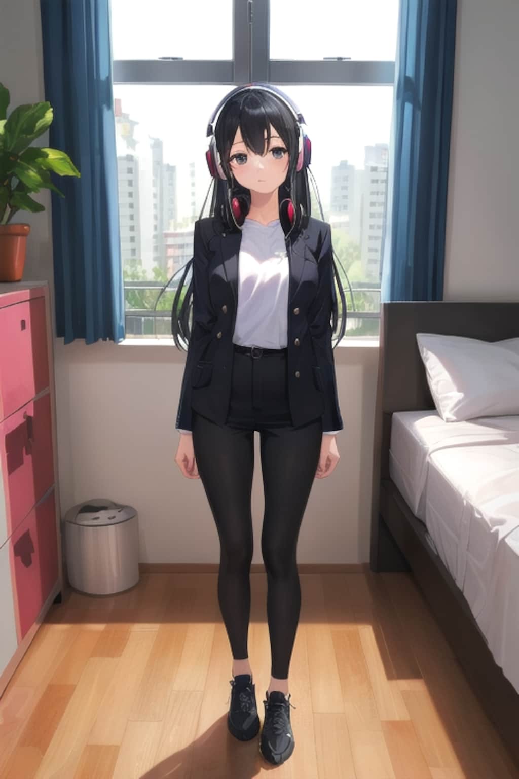 Iレスラー：桃星玲奈（ヘッドフォン）