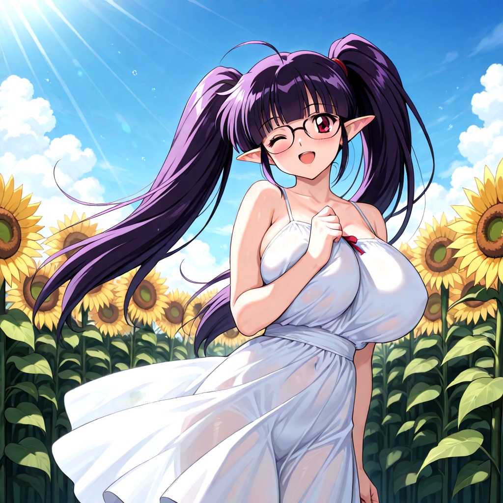 夏っぽい感じで