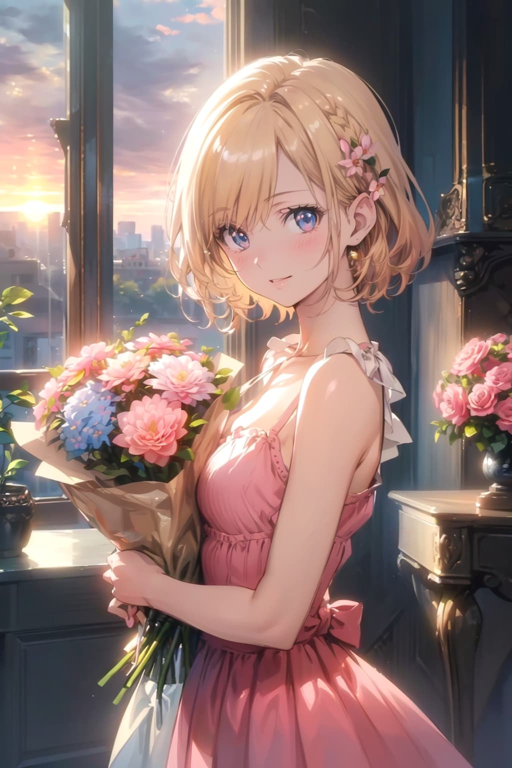 花束いただいちゃいました