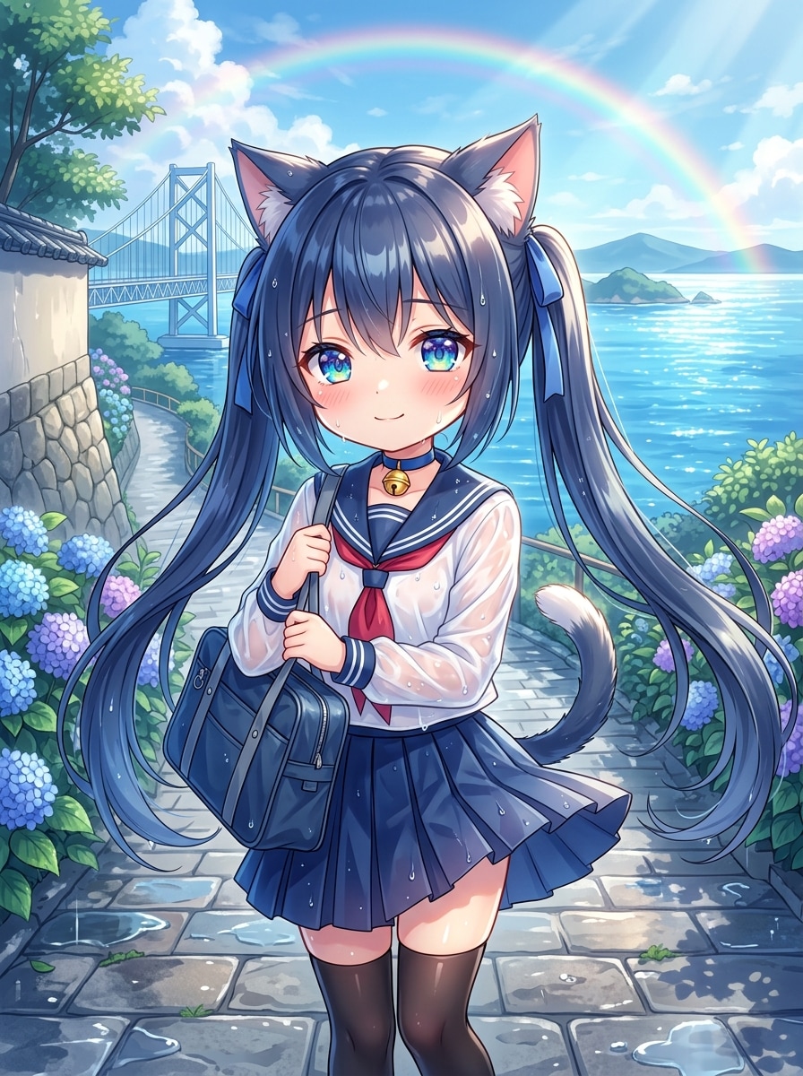 黒ツイにゃん