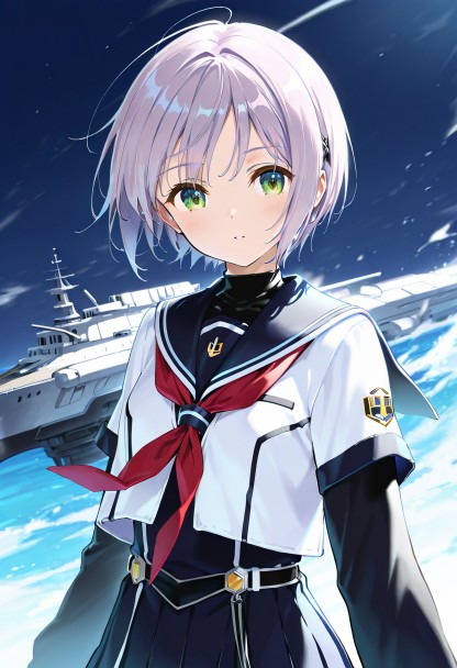 涼宮ハルヒの憂鬱　射手座の日　長門有希イメージ | の人気AIイラスト・グラビア