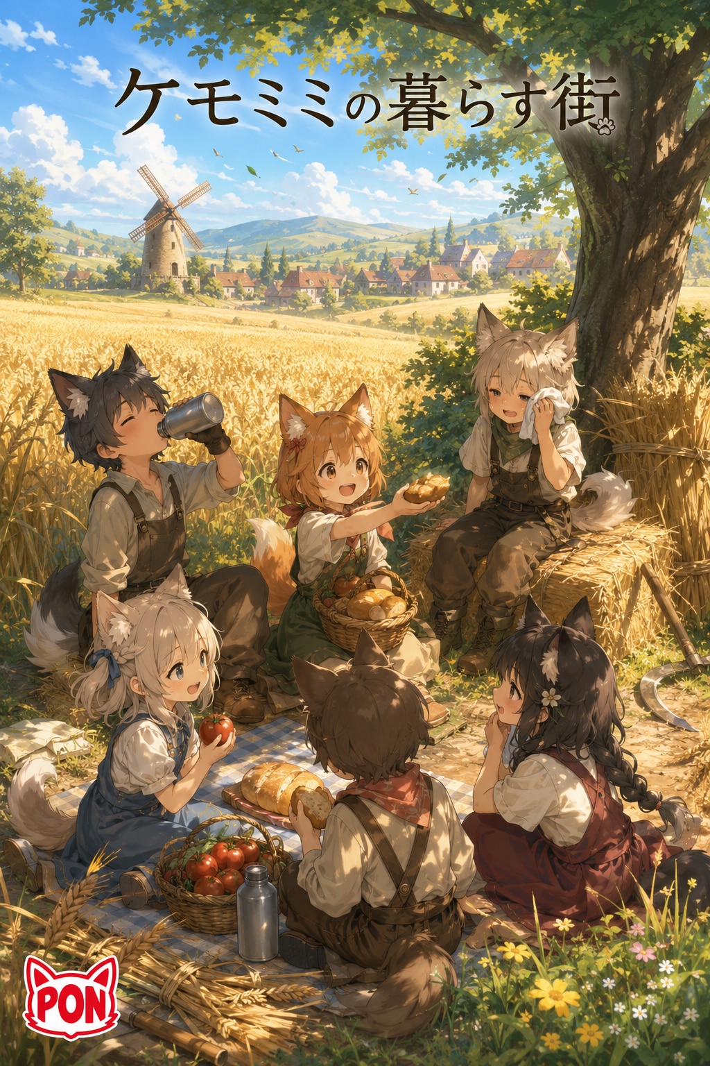 ケモミミの暮らす街