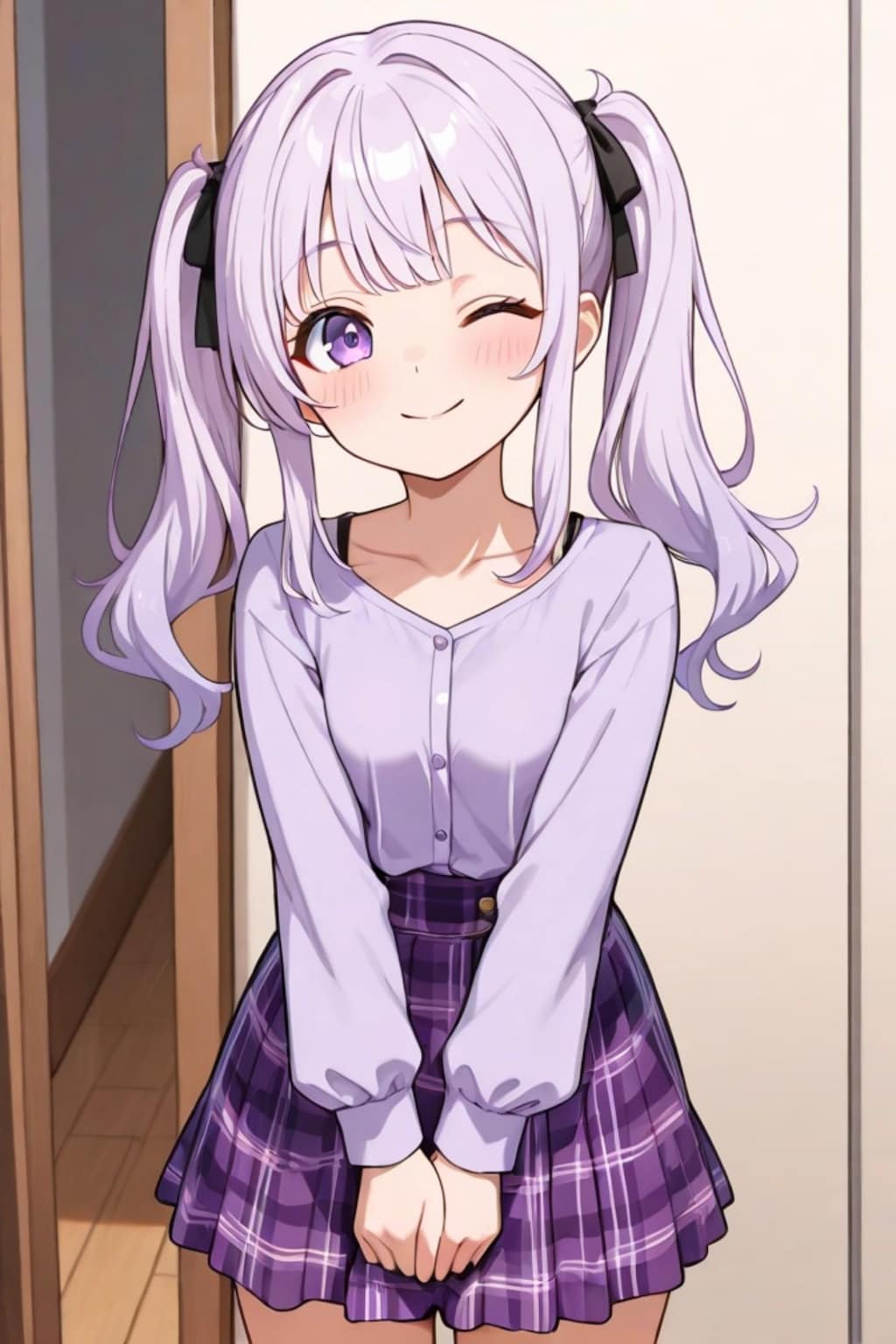紫髪ちゃん