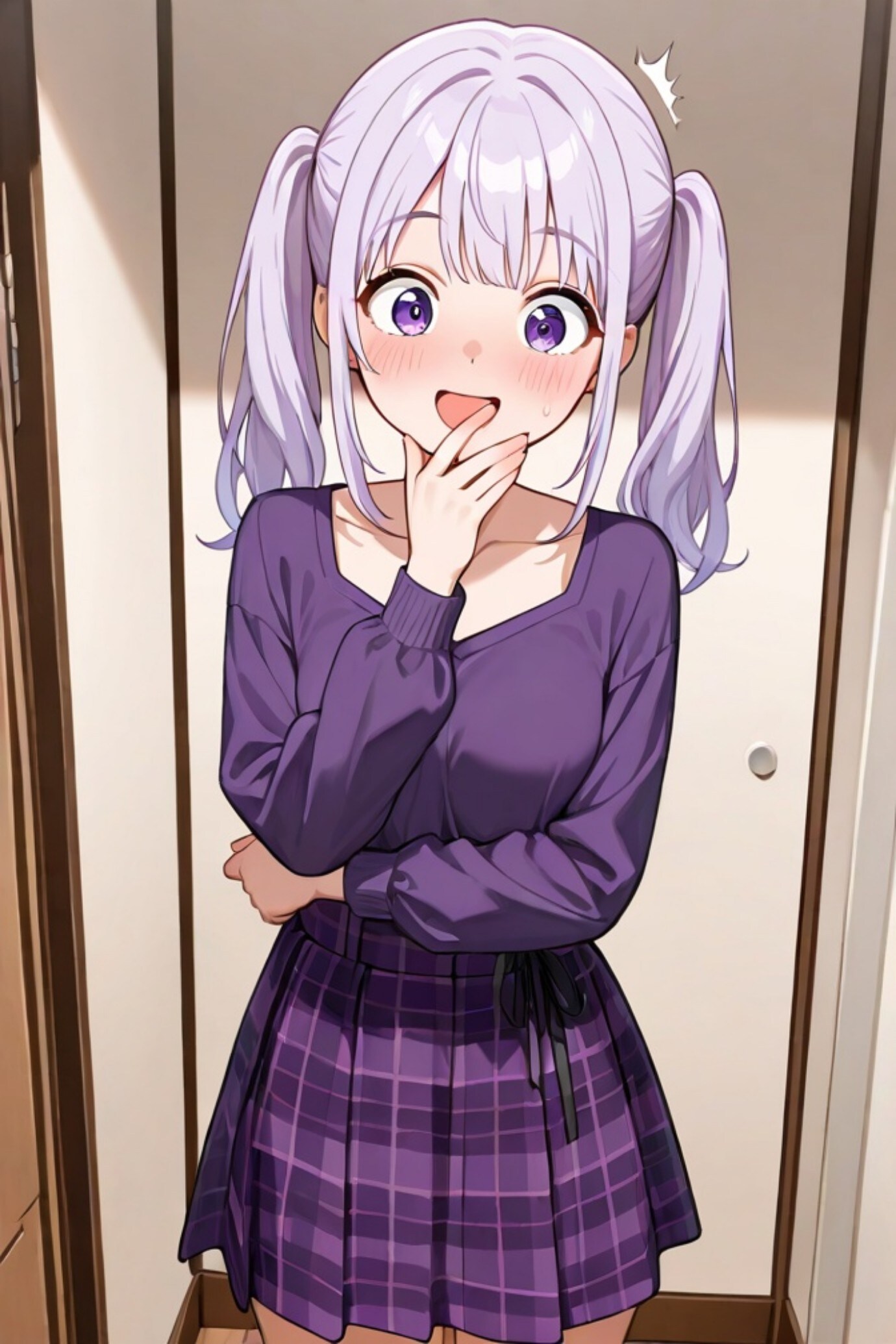 紫髪ちゃん | の人気AIイラスト・グラビア