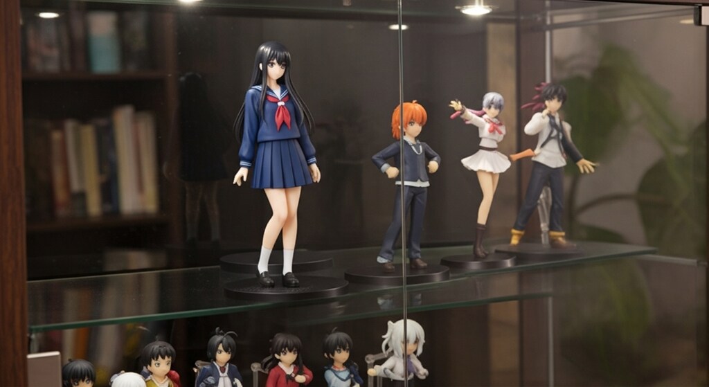 ケースの中のフィギュア