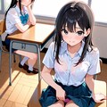 教室で下着を見せてくる子 7枚目