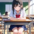教室で下着を見せてくる子 9枚目
