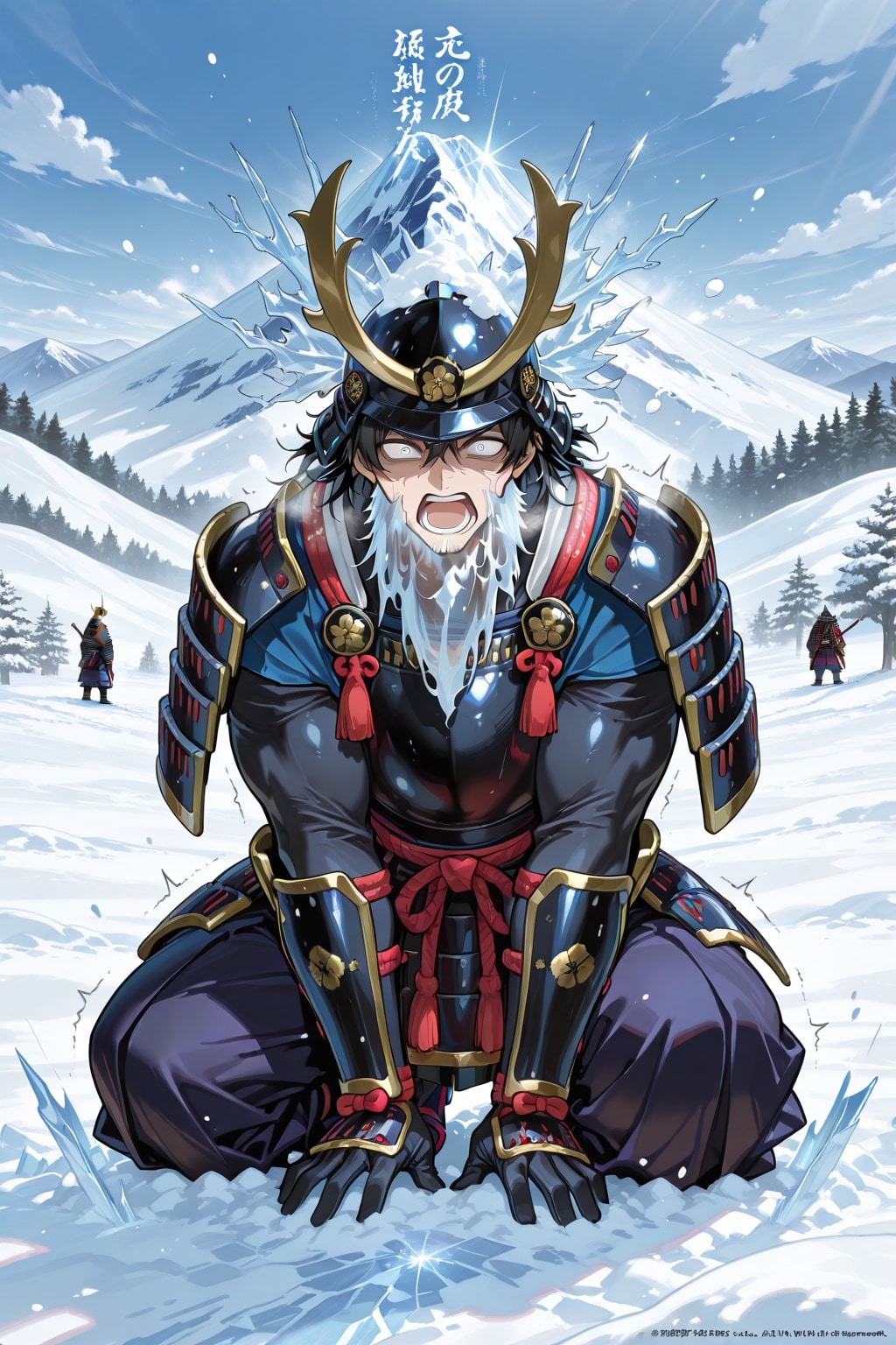 「凍って逆に威厳が出る立花宗茂」FLASHゲーム | の人気AIイラスト・グラビア