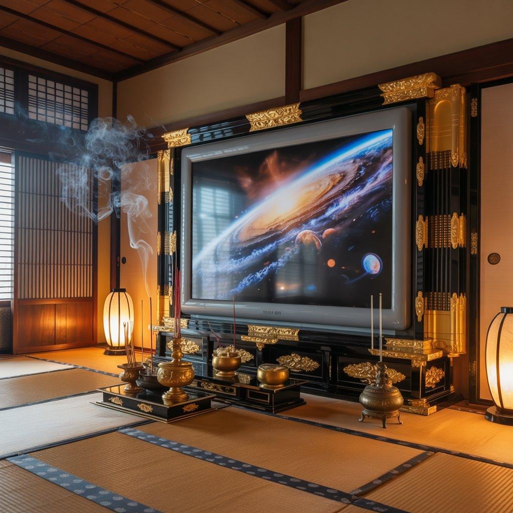 仏壇テレビ