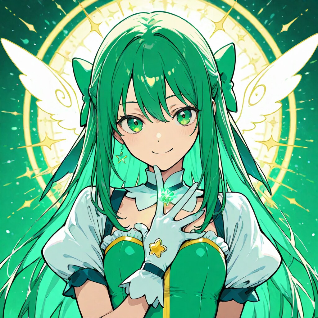 緑の魔法少女
