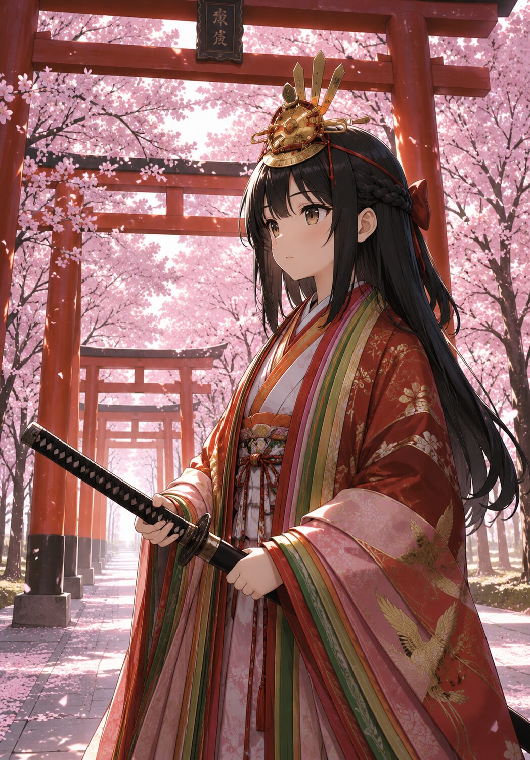 十二単の姫騎士