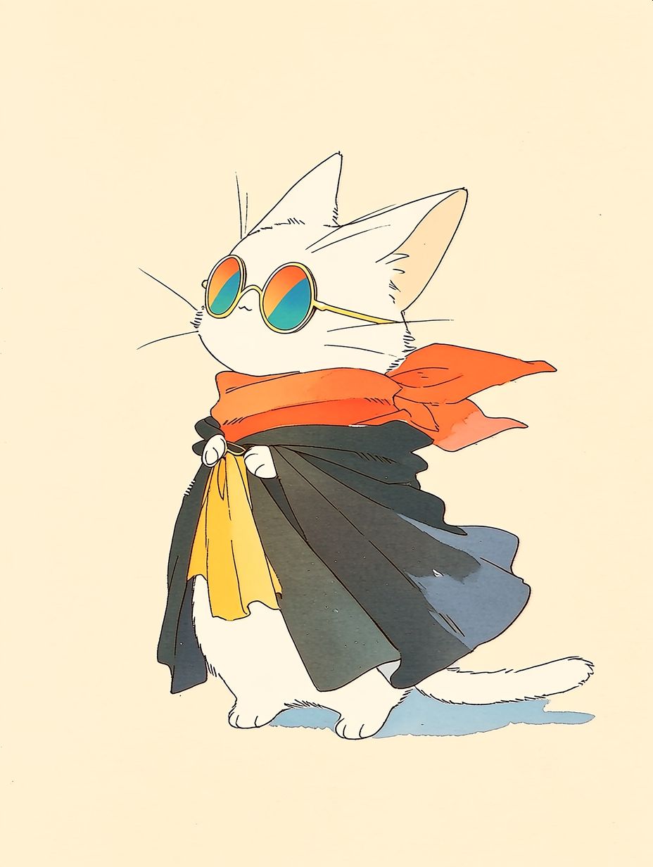 user_t9yO_H_by5さんのクール猫２ | の人気AIイラスト・グラビア