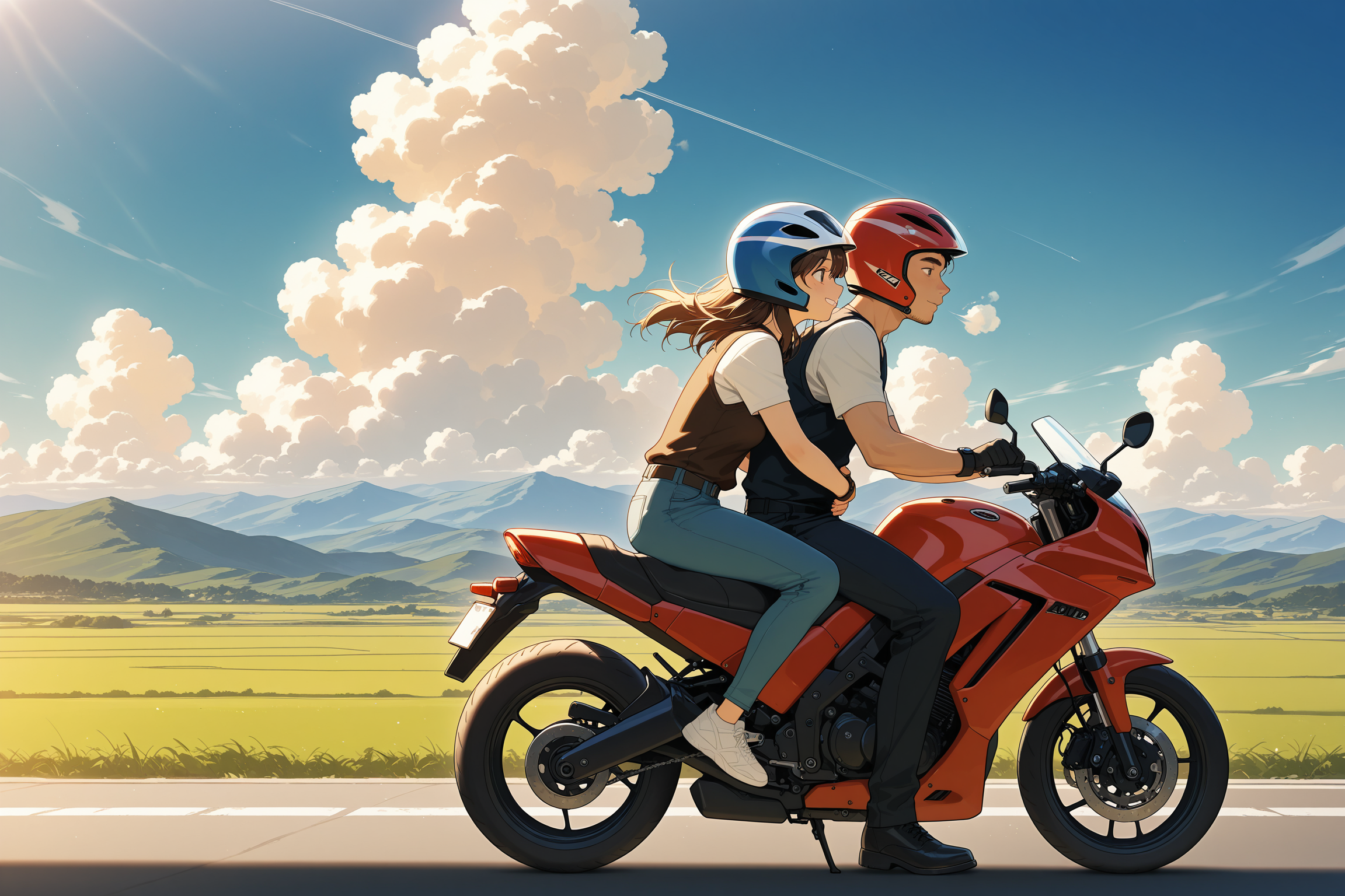 タンデム | の人気AIイラスト・グラビア