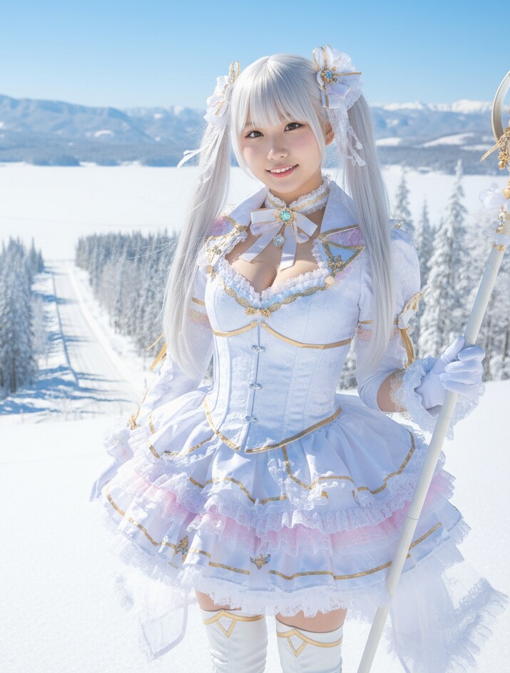 白ツイさん。魔法少女