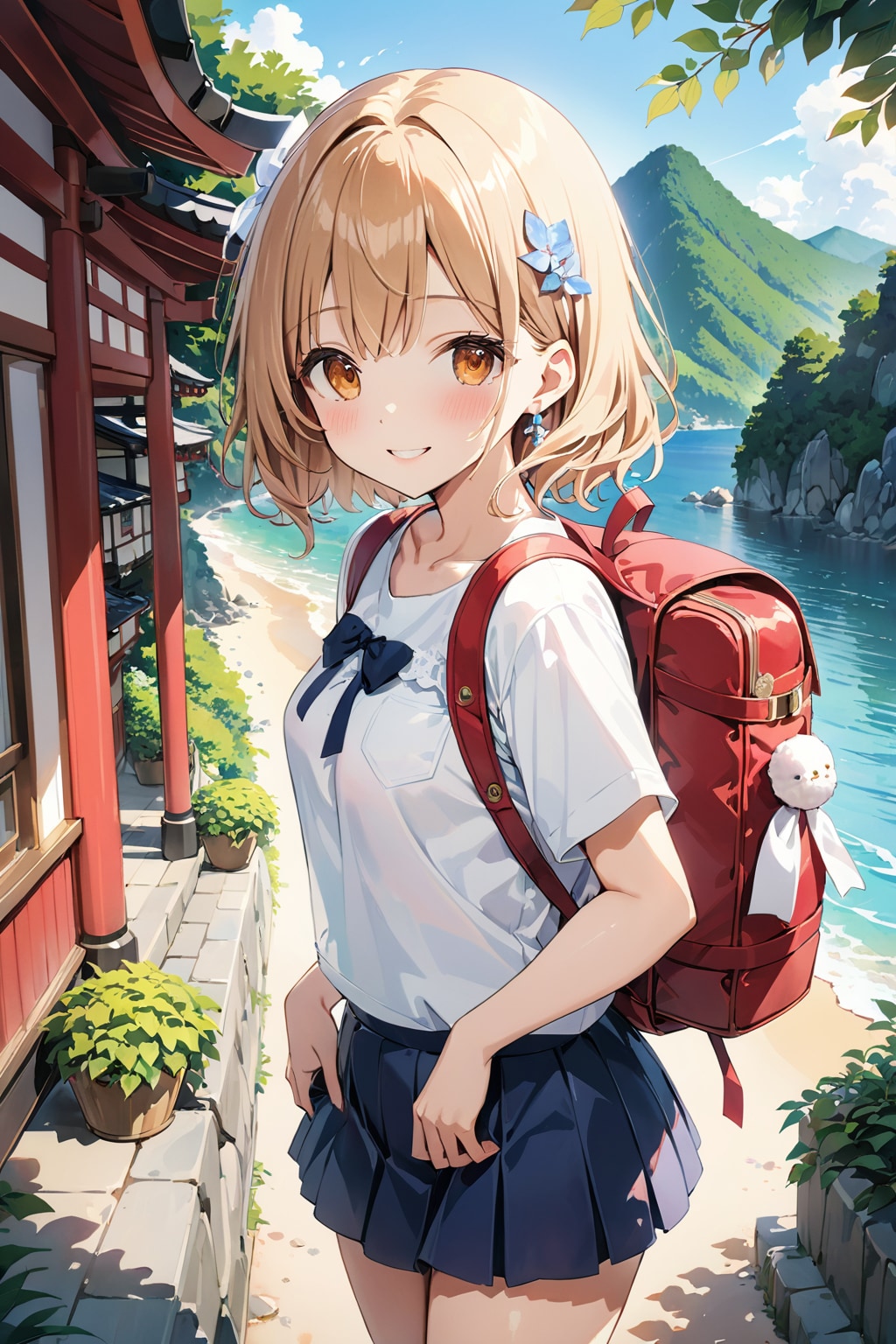 旅先にて。