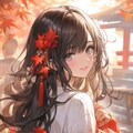 紅葉巫女ちゃん 2枚目