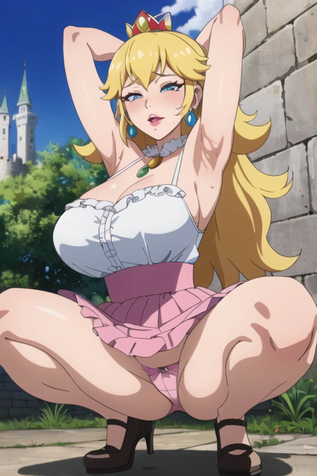 お下品痴女ピーチ姫