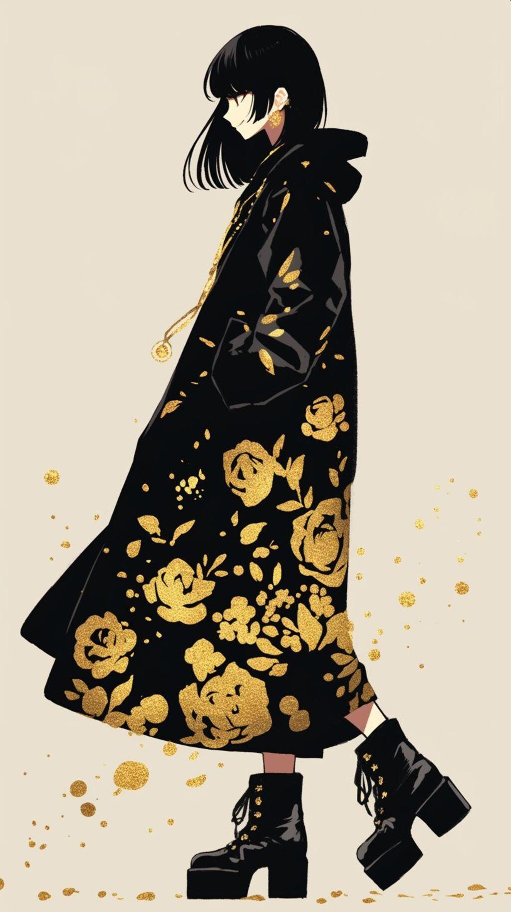 ブーツとコートと