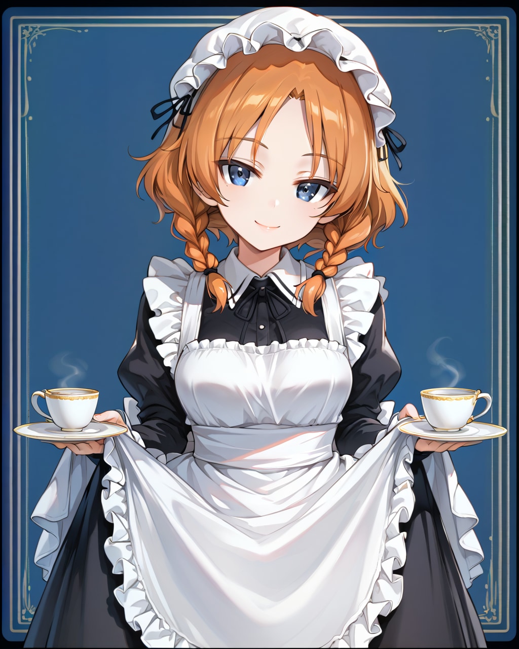 オレンジペコーお辞儀 | の人気AIイラスト・グラビア