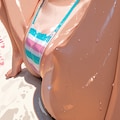 夏♪…カラフルなマイクロビキニのミクさん♡ 11枚目