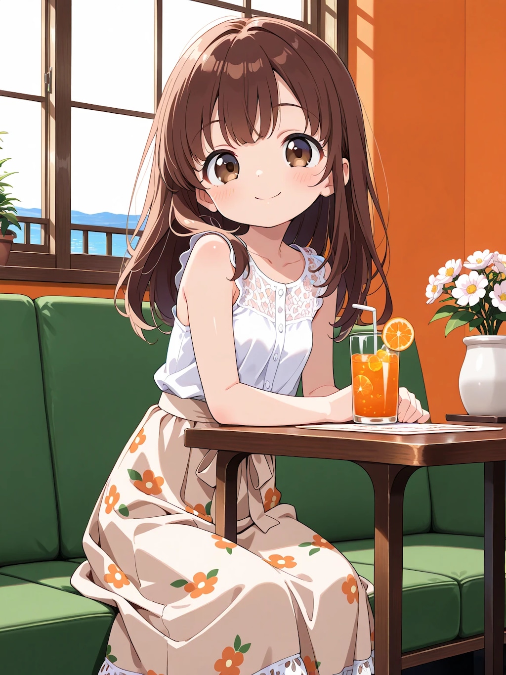 おやつの時間・かえでちゃん