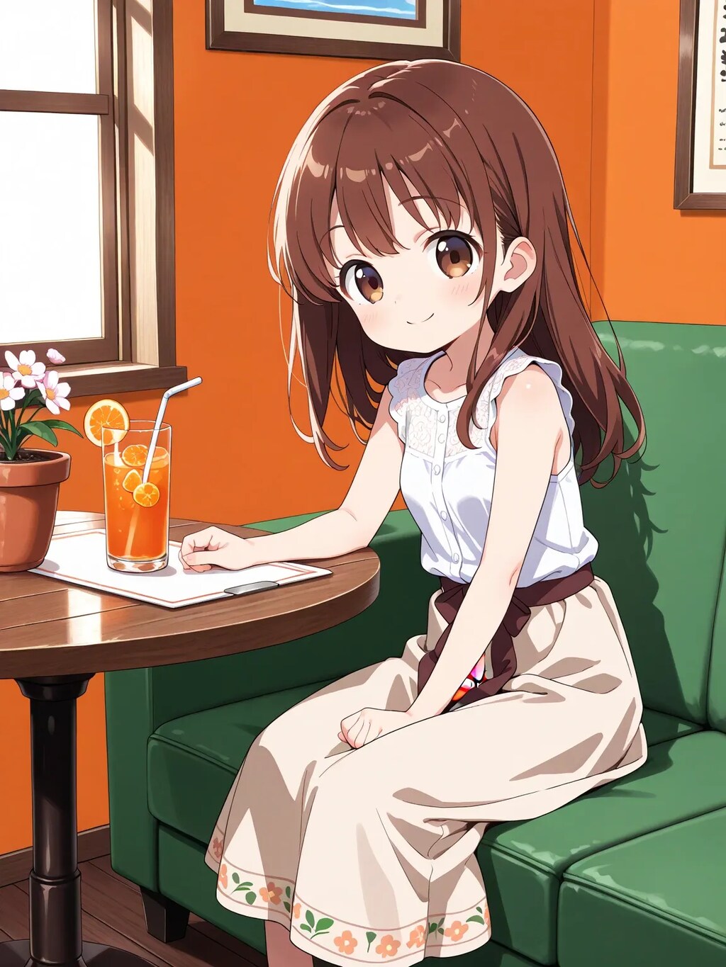 おやつの時間・かえでちゃん