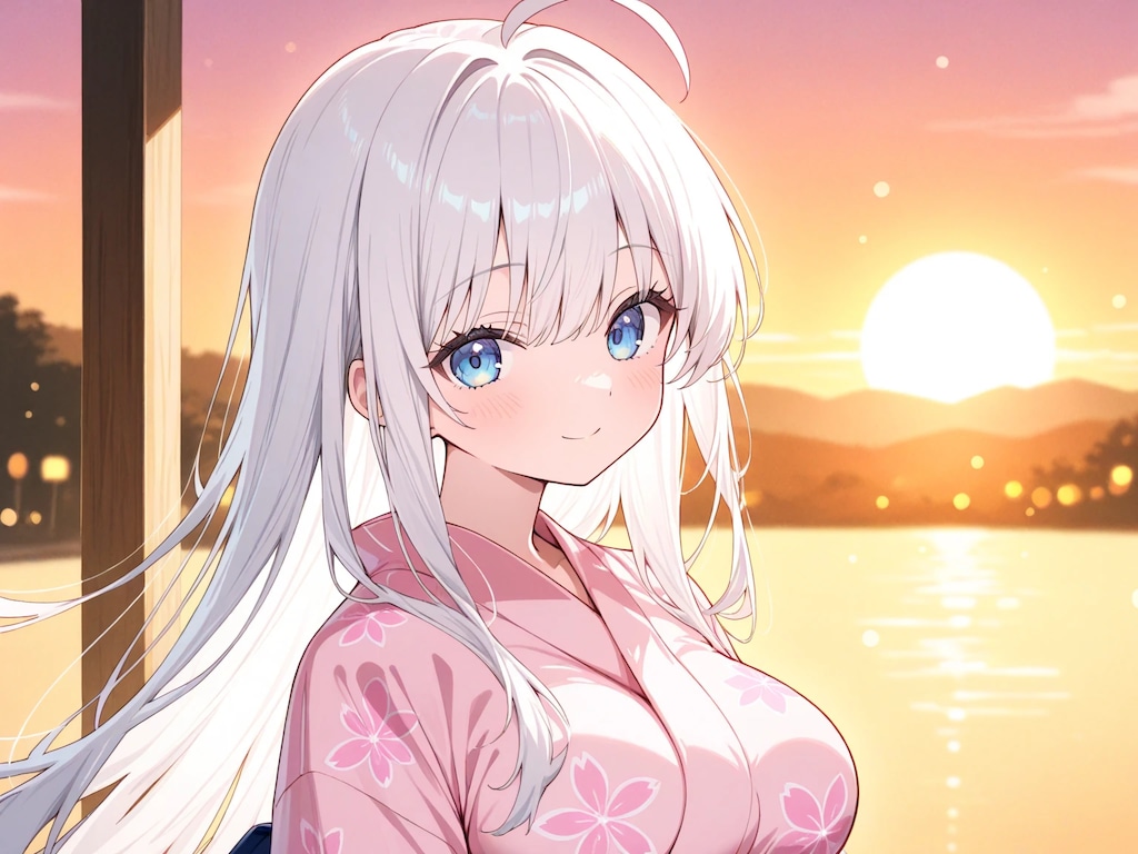 夕日