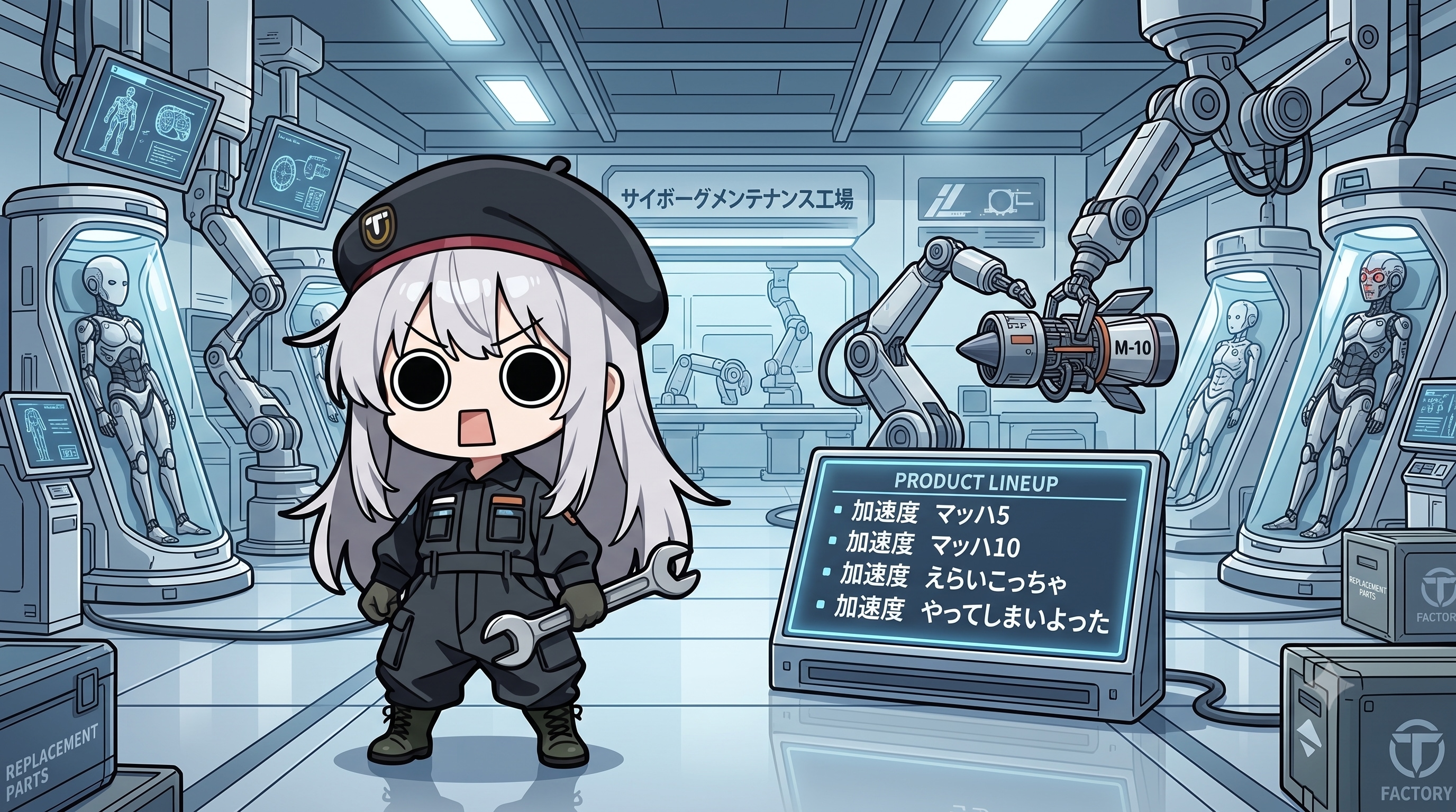 サイボーグメンテナンスえらいこっちゃ嬢