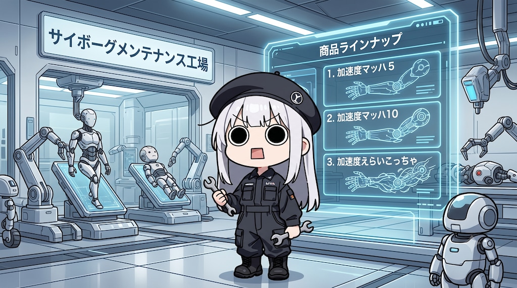 サイボーグメンテナンスえらいこっちゃ嬢