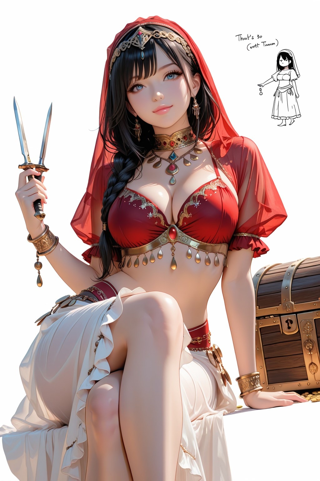 Beauty Arabian Girl - Pirate Slayer（アラビアン・ガール。【海賊討伐・お宝／設定資料篇】）
