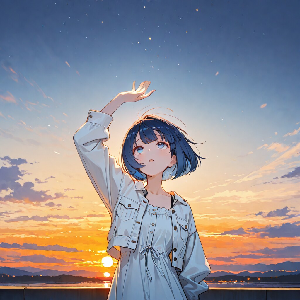 夕焼けと夏へのカウントダウン