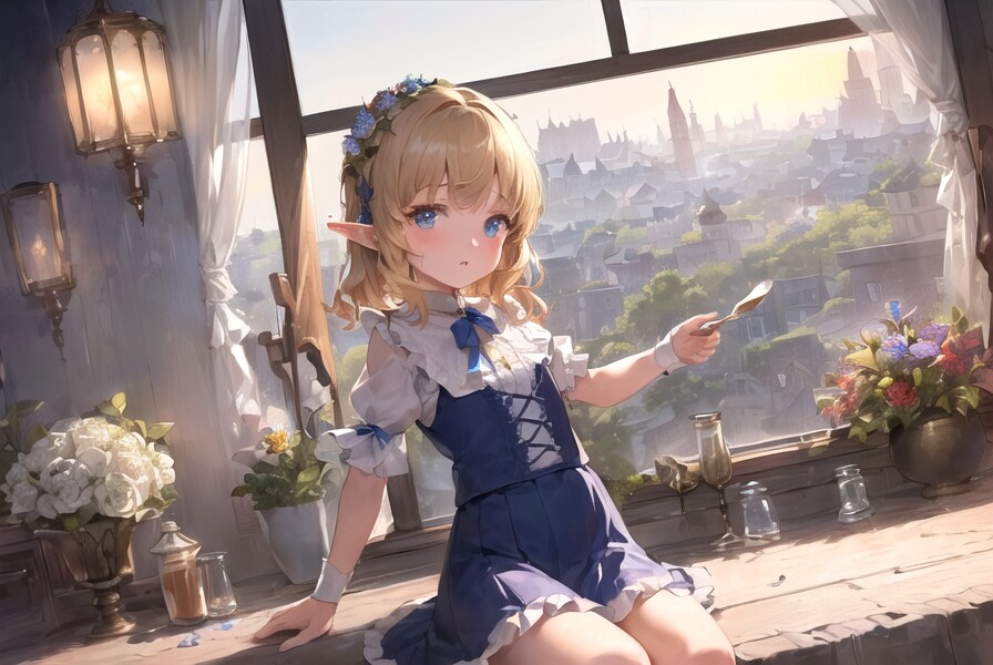 幼いエルフちゃん