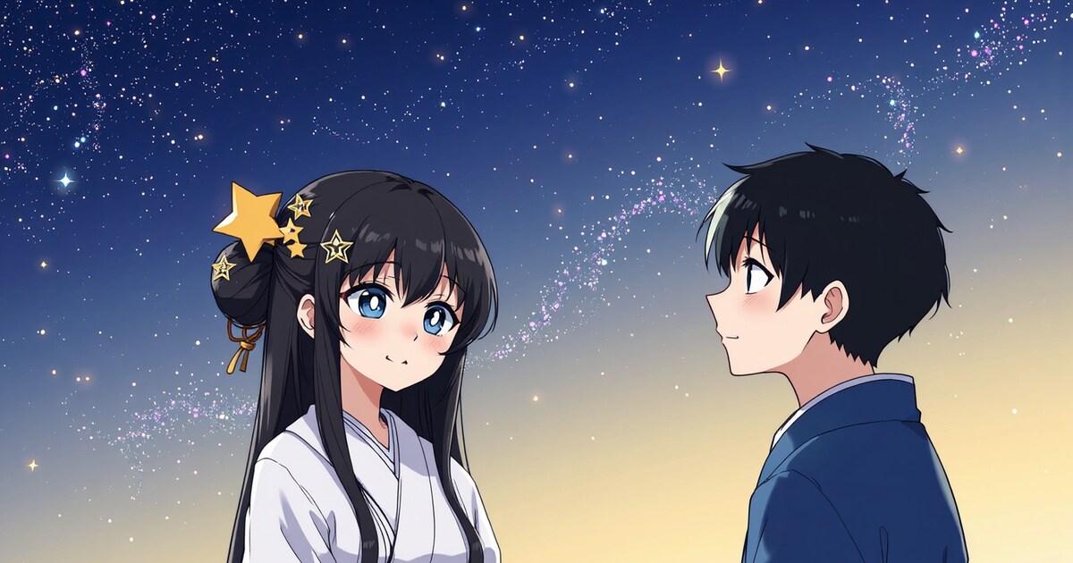 七夕 | の人気AIイラスト・グラビア