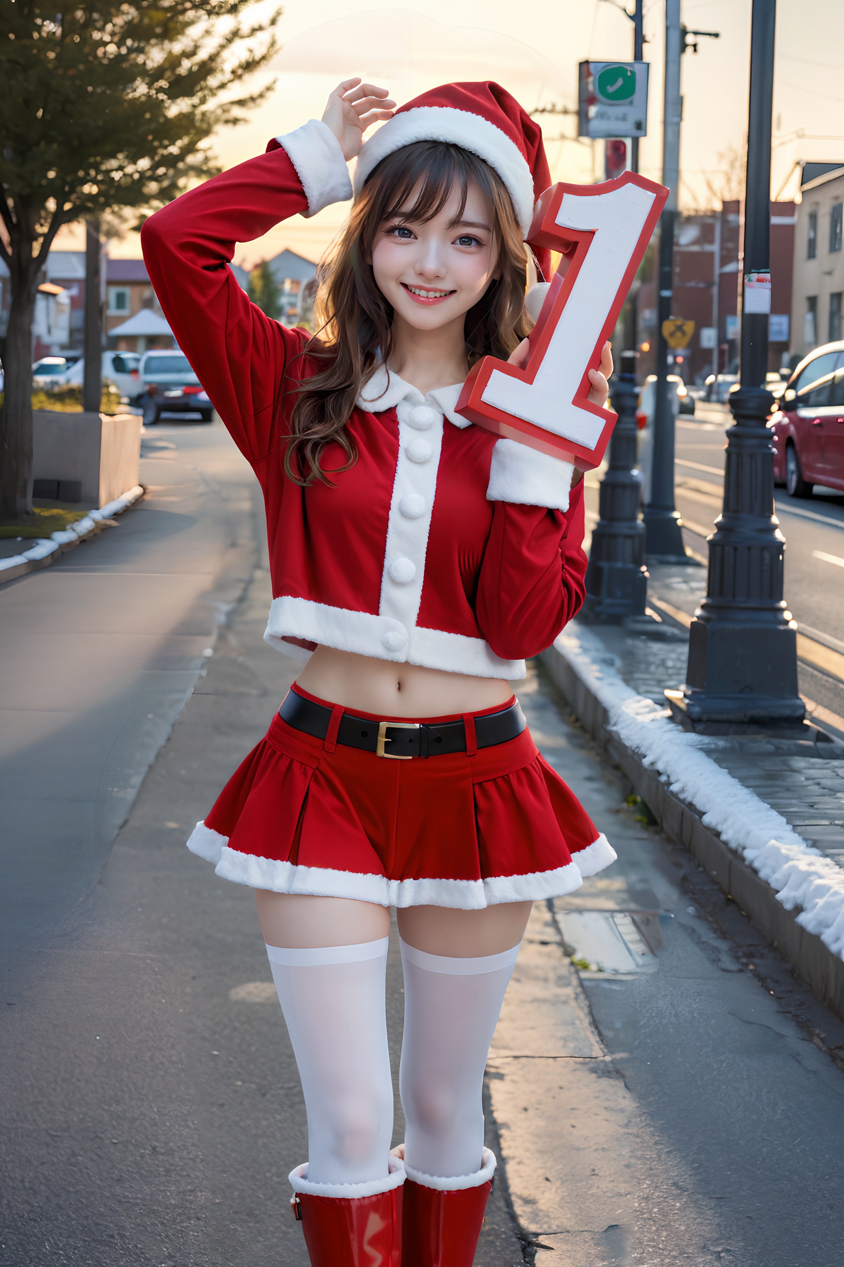 🎅こはクリカウントダウン💕 | の人気AIイラスト・グラビア