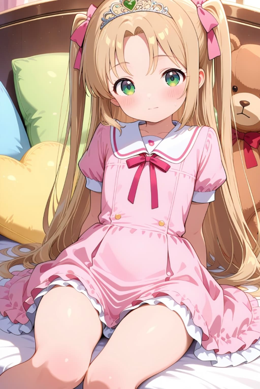 ピンクのスカート☆