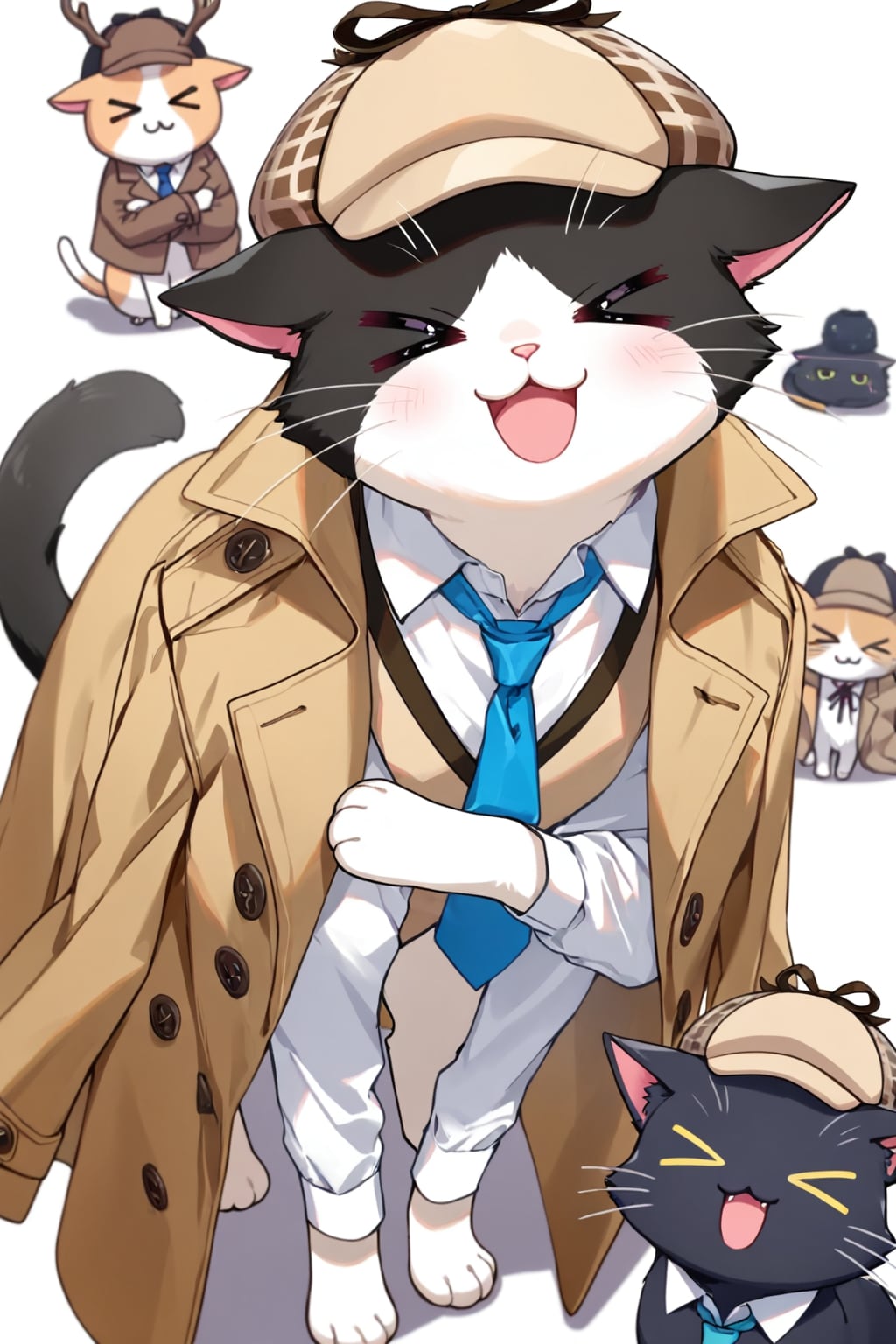 猫探偵① | の人気AIイラスト・グラビア