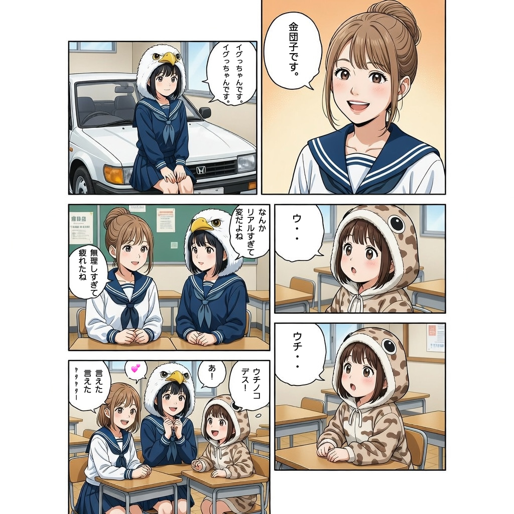 セリフ後入れ漫画