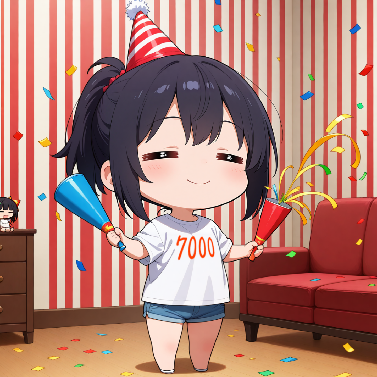 投稿数が７０００に達しました。 | の人気AIイラスト・グラビア