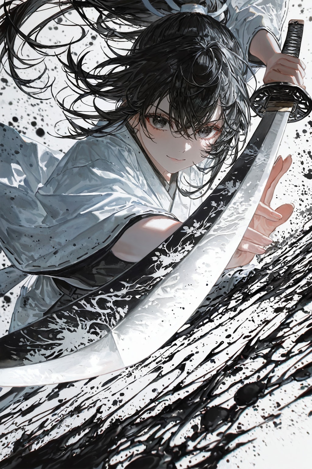 墨 | の人気AIイラスト・グラビア