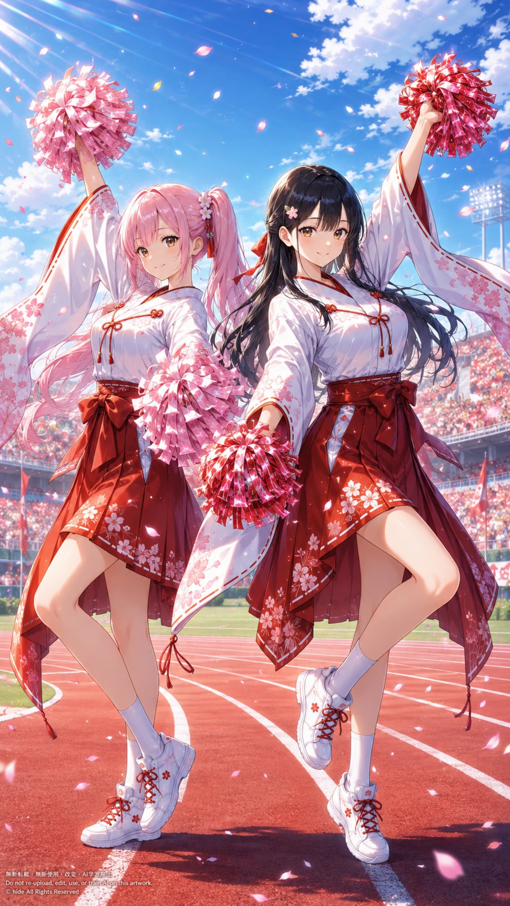 🌸 神楽さん＆アメノウズメさん、全力応援！📣